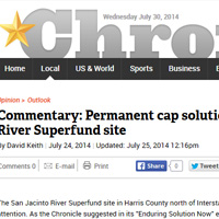 Commentary:  Permanent cap solution for San Jacinto River Superfund site (The Chron